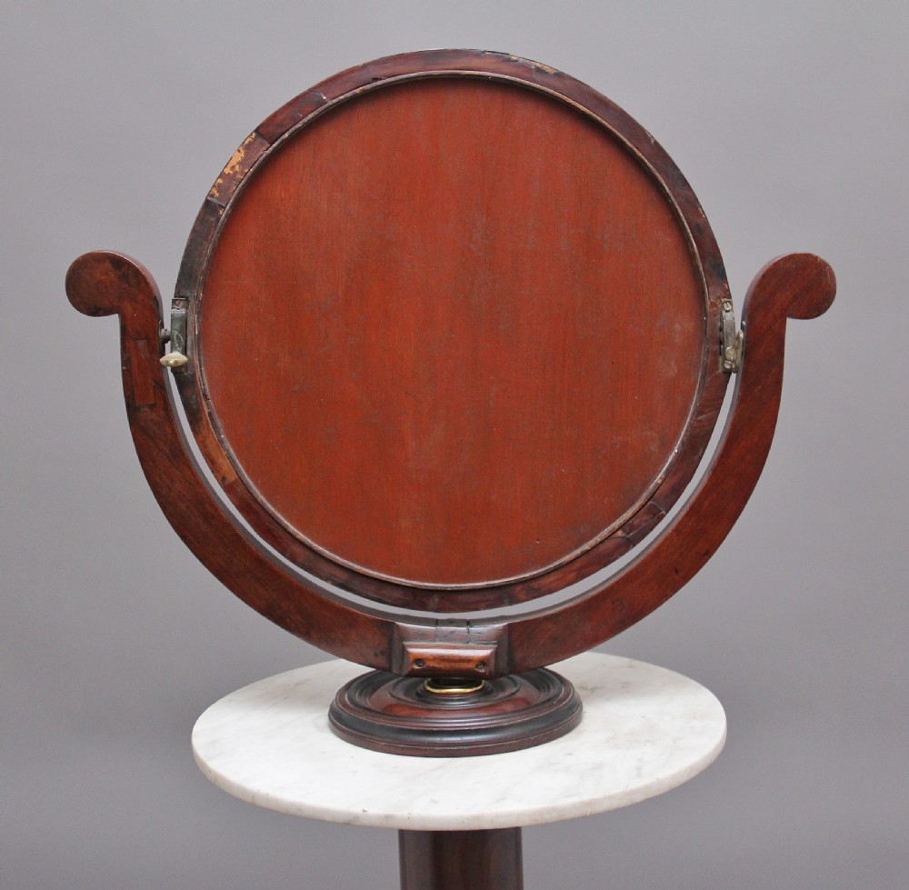 19th Century mahogany telescopic shaving mirror View VII