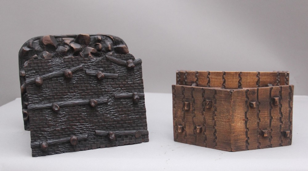 Two decorative 19th Century black forest cottages View IX