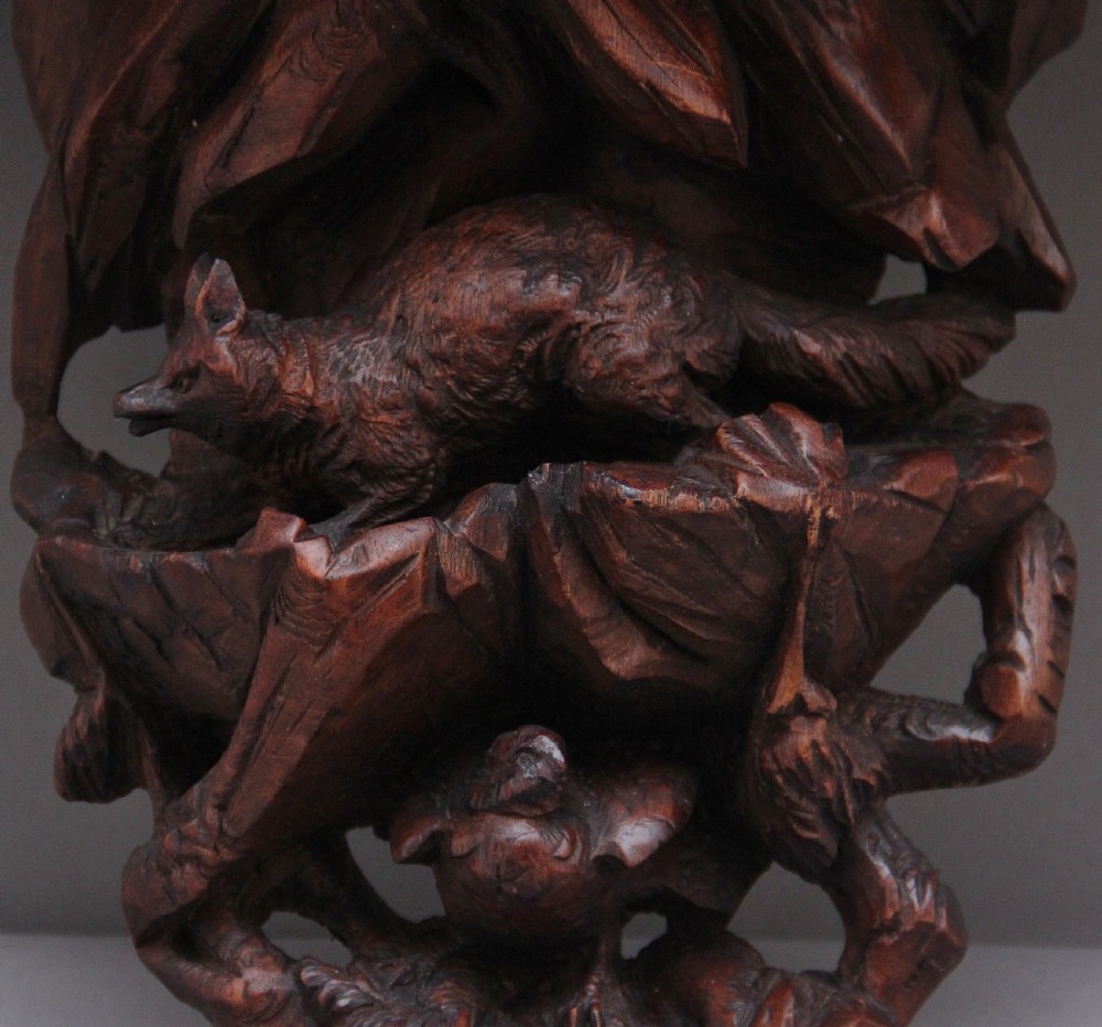 19th Century black forest carved wall bracket View V