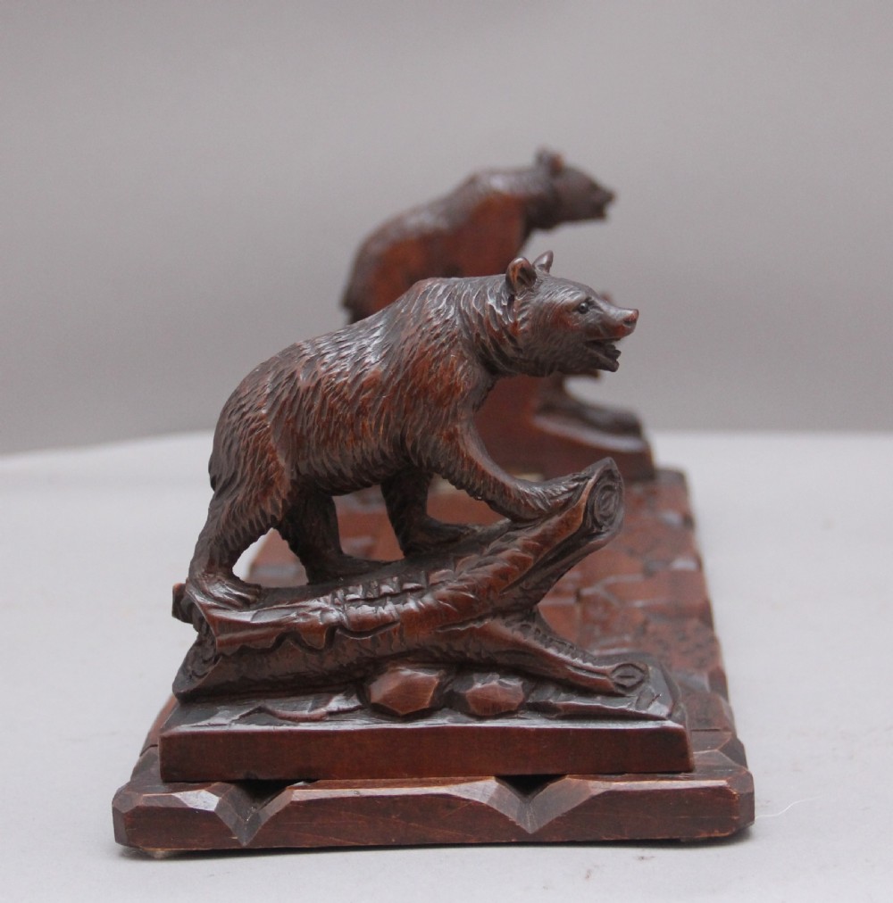19th Century black forest extending book rack View VI