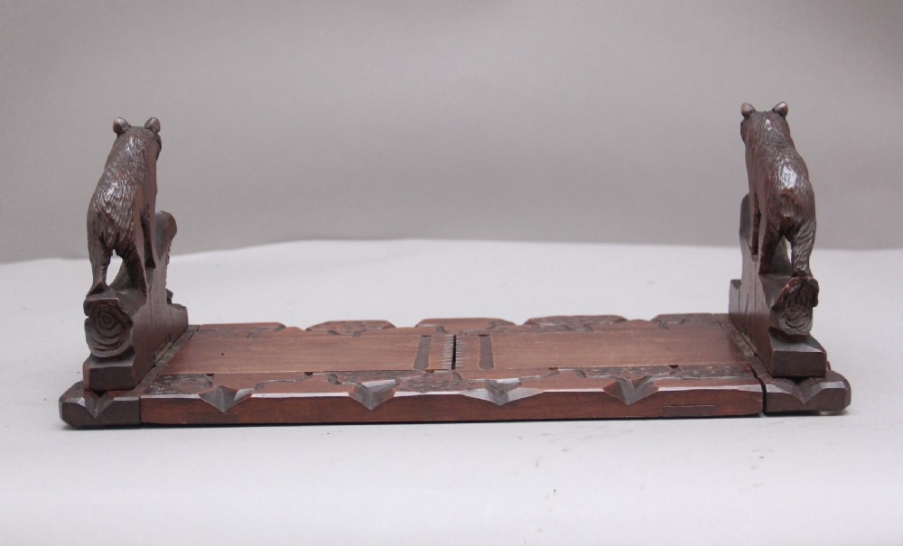 19th Century black forest extending book rack View VII