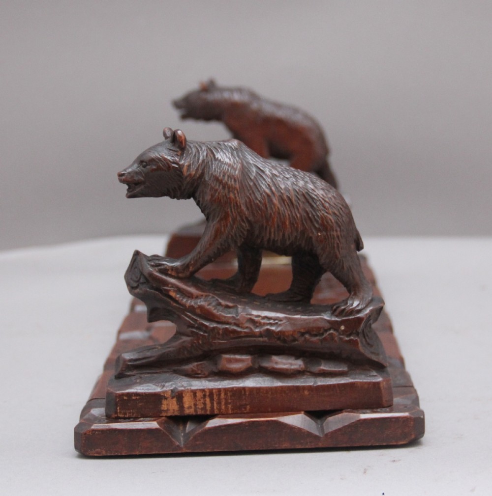 19th Century black forest extending book rack View VIII