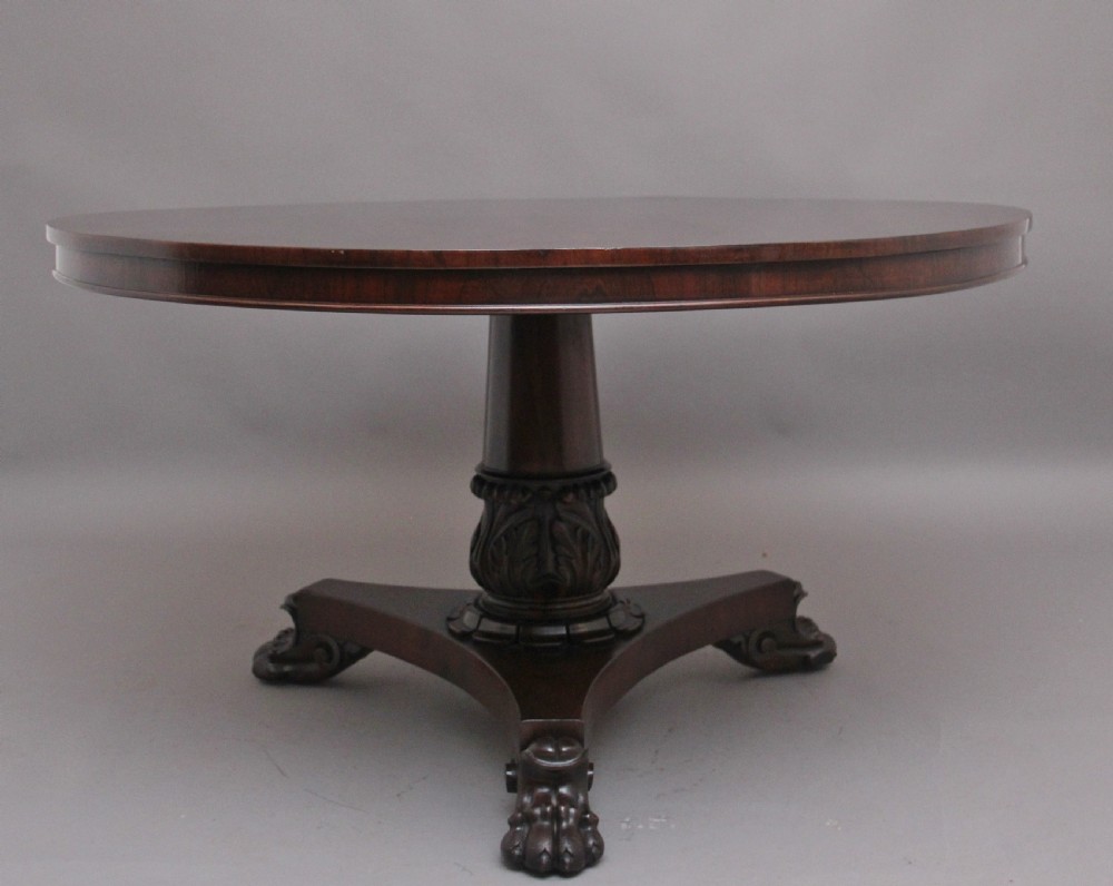 Early 19th Century rosewood breakfast table View VI