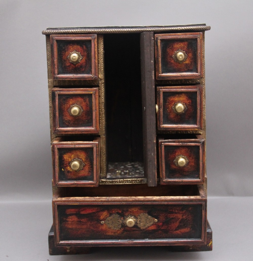 19th Century brass mounted table cabinet View III