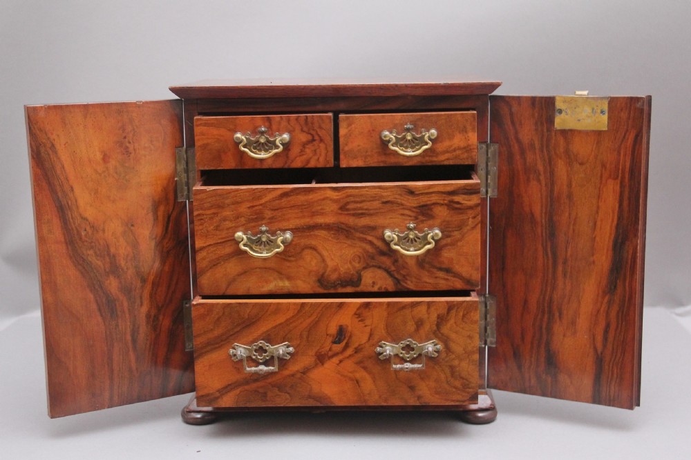 19th Century walnut table cabinet View IV