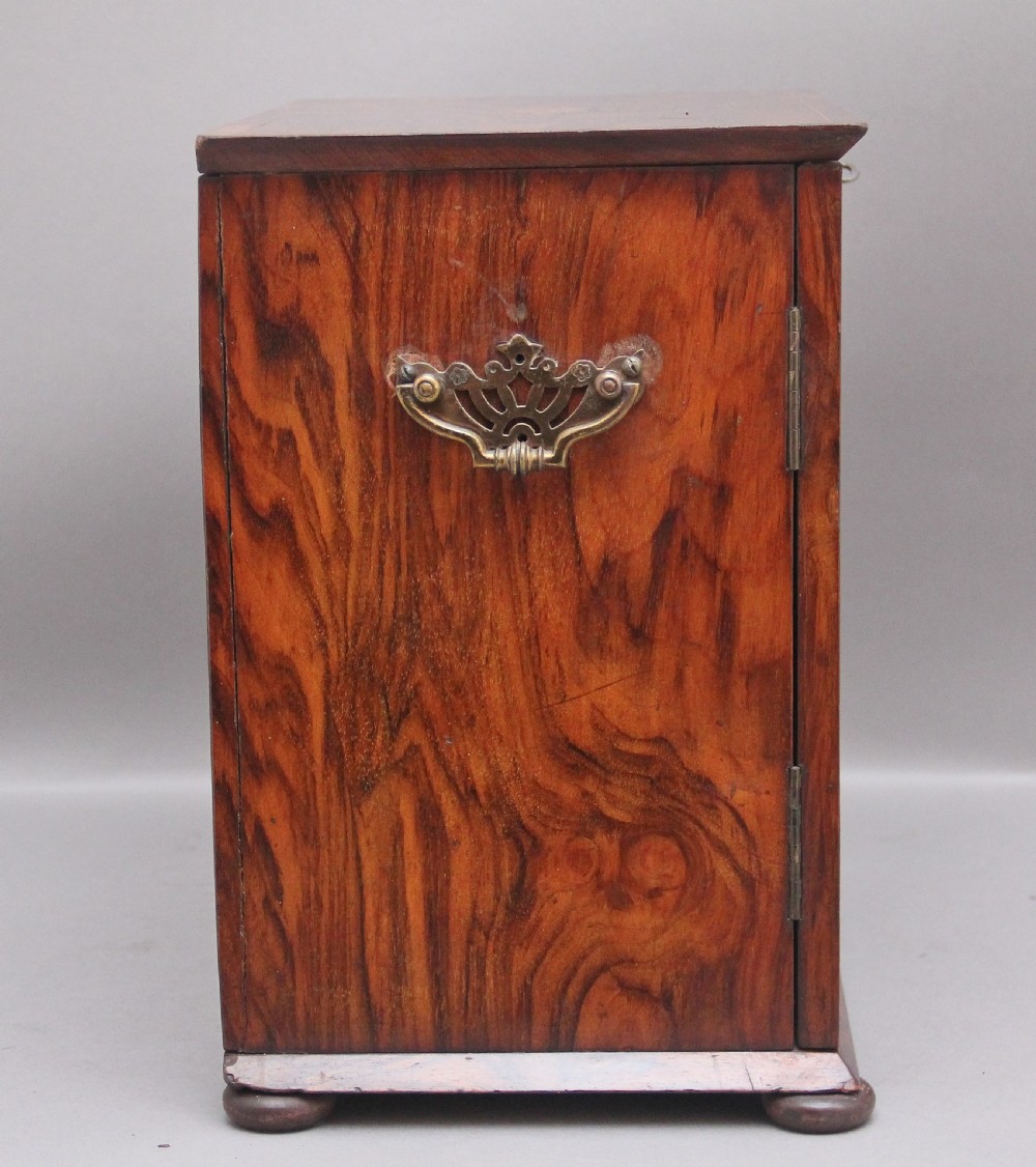 19th Century walnut table cabinet View VI