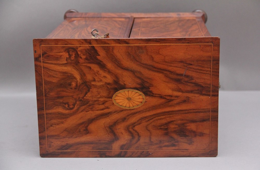 19th Century walnut table cabinet View X
