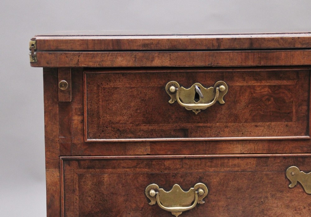 Early 20th Century walnut bachelors chest View II