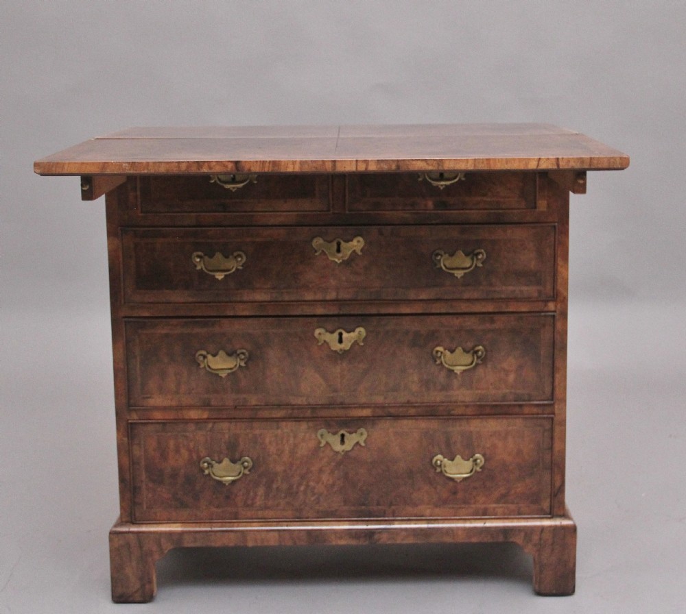 Early 20th Century walnut bachelors chest View XIV