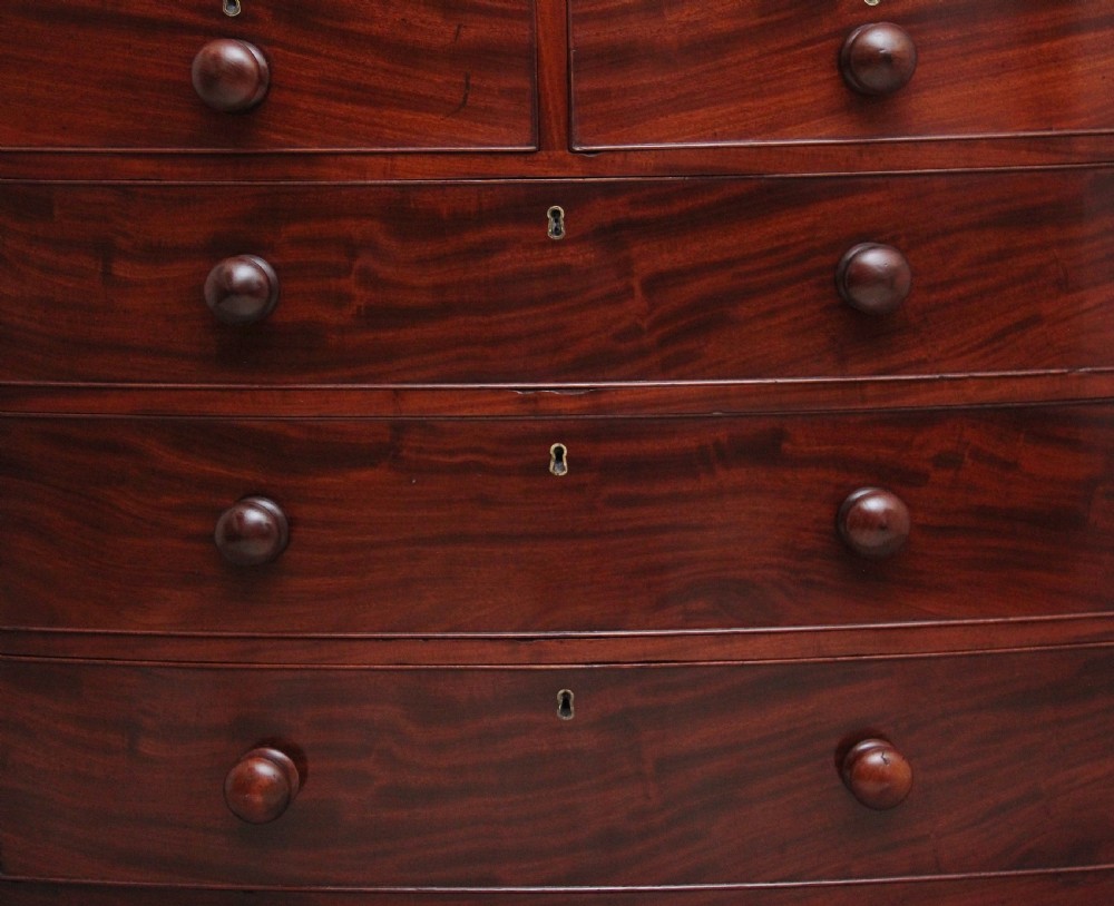 19th Century mahogany chest of drawers from the Regency period View X