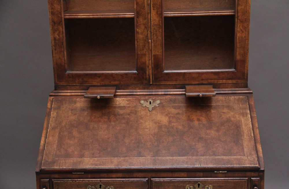 Early 20th Century walnut bureau bookcase View IV