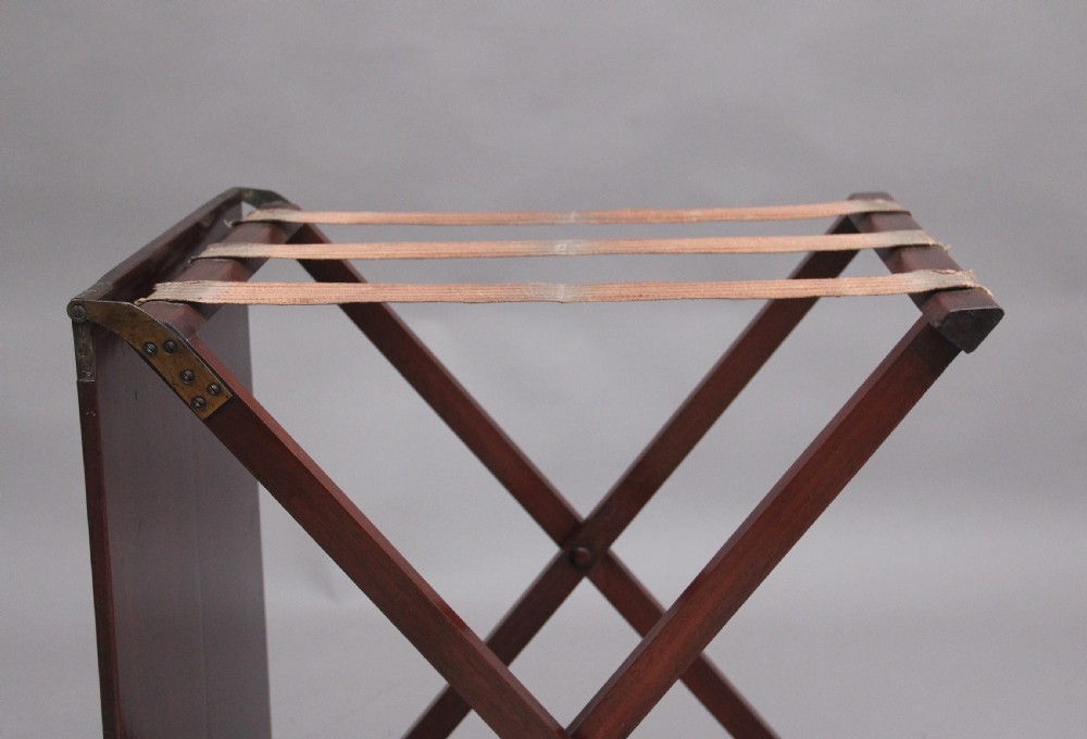 Early 19th Century mahogany butlers tray on stand View IV