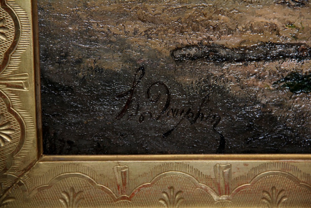 19th Century fine quality oil painting  View IX