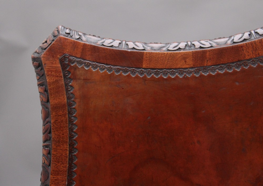 Early 20th Century mahogany desk in the Chippendal style View IV
