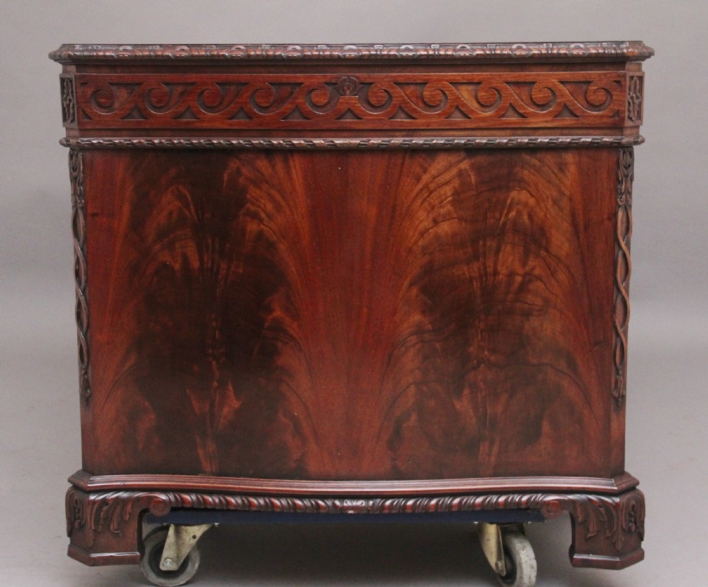 Early 20th Century mahogany desk in the Chippendal style View VII