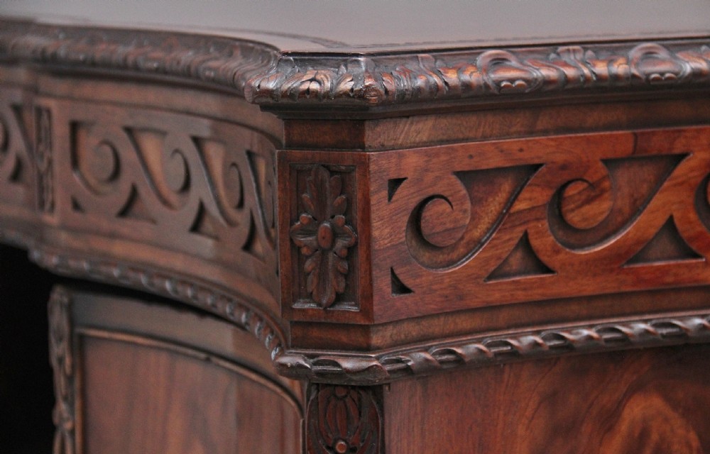 Early 20th Century mahogany desk in the Chippendal style View XIV