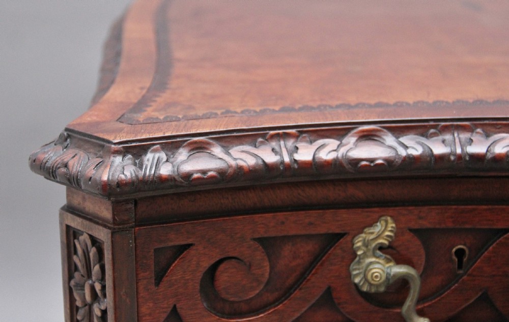 Early 20th Century mahogany desk in the Chippendal style View XV