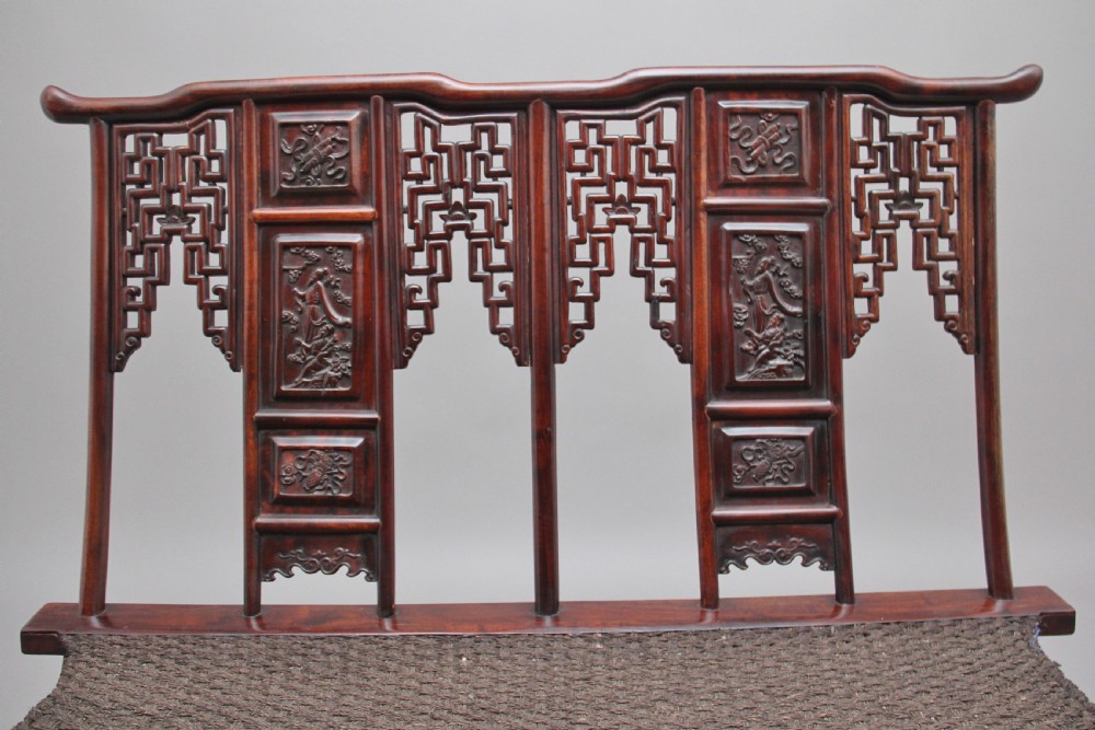 Rare early 20th Century Chinese officials folding chair View II