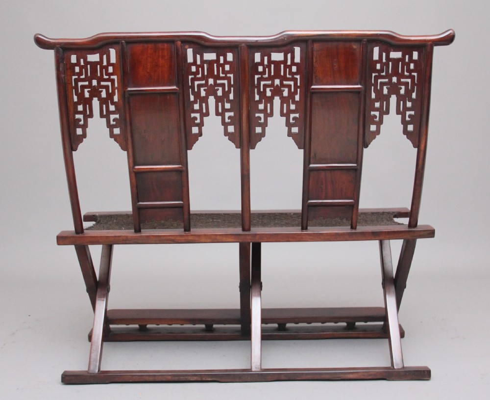 Rare early 20th Century Chinese officials folding chair View VII