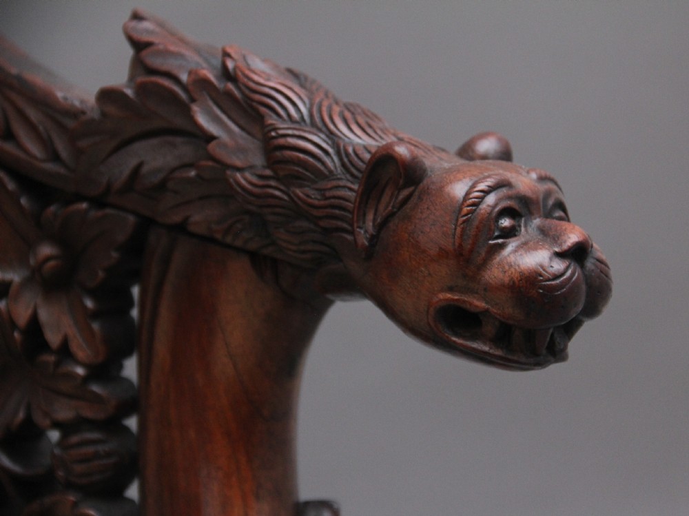 A superb quality 19th Century Anglo-Indian carved sofa View XIII