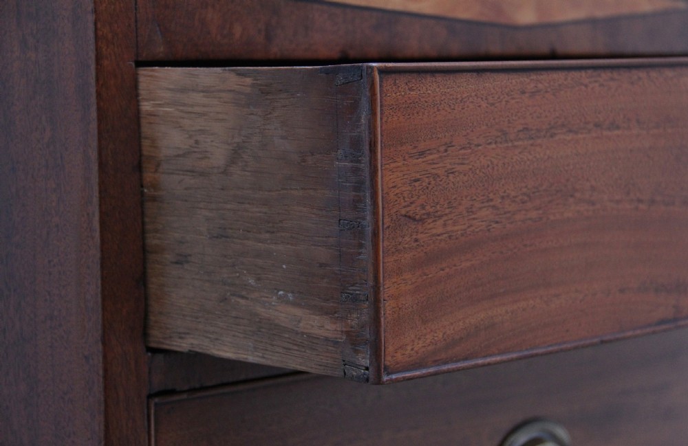 Early 19th Century antique mahogany chest of drawers View IX