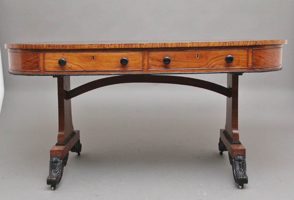 A superb quality early 19th Century oak partners writing desk View VII