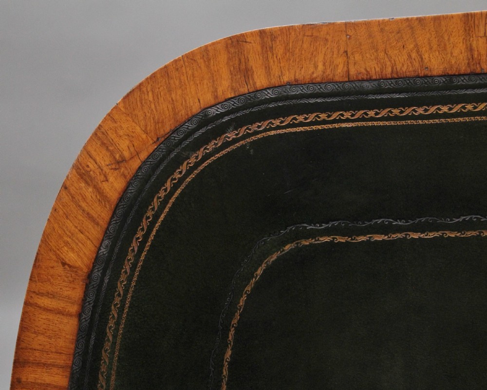 A superb quality early 19th Century oak partners writing desk View X
