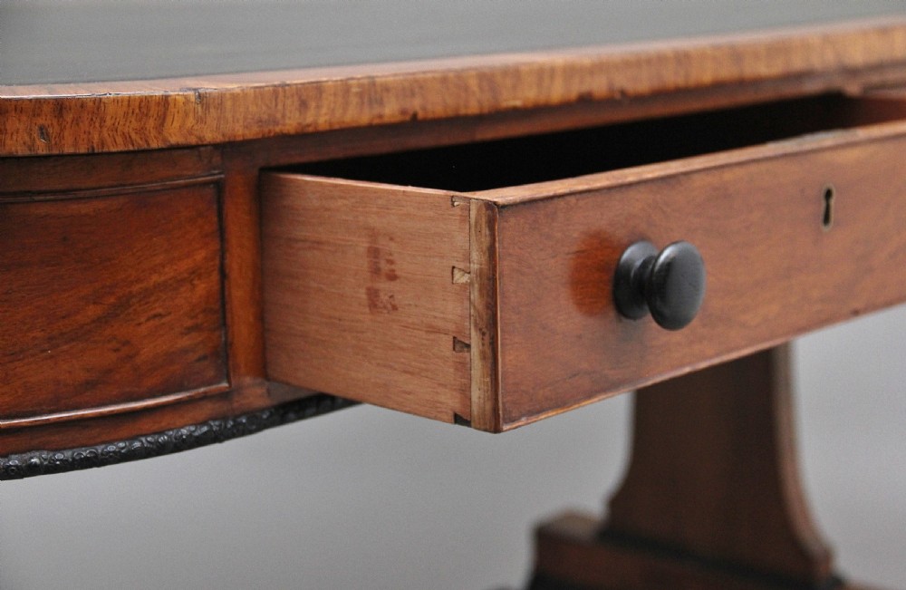 A superb quality early 19th Century oak partners writing desk View XIV