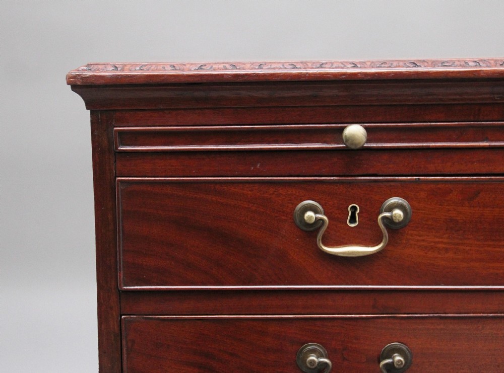 18th Century Georgian mahogany chest of drawers View V