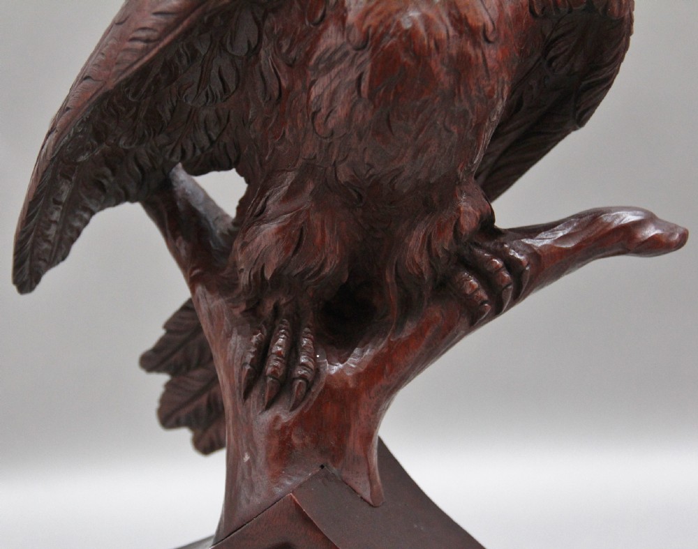 A pair of decorative 19th Century carved walnut parakeets  View XIV