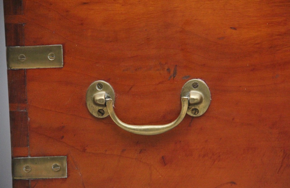 large 19th Century camphor wood military trunk  View XIII