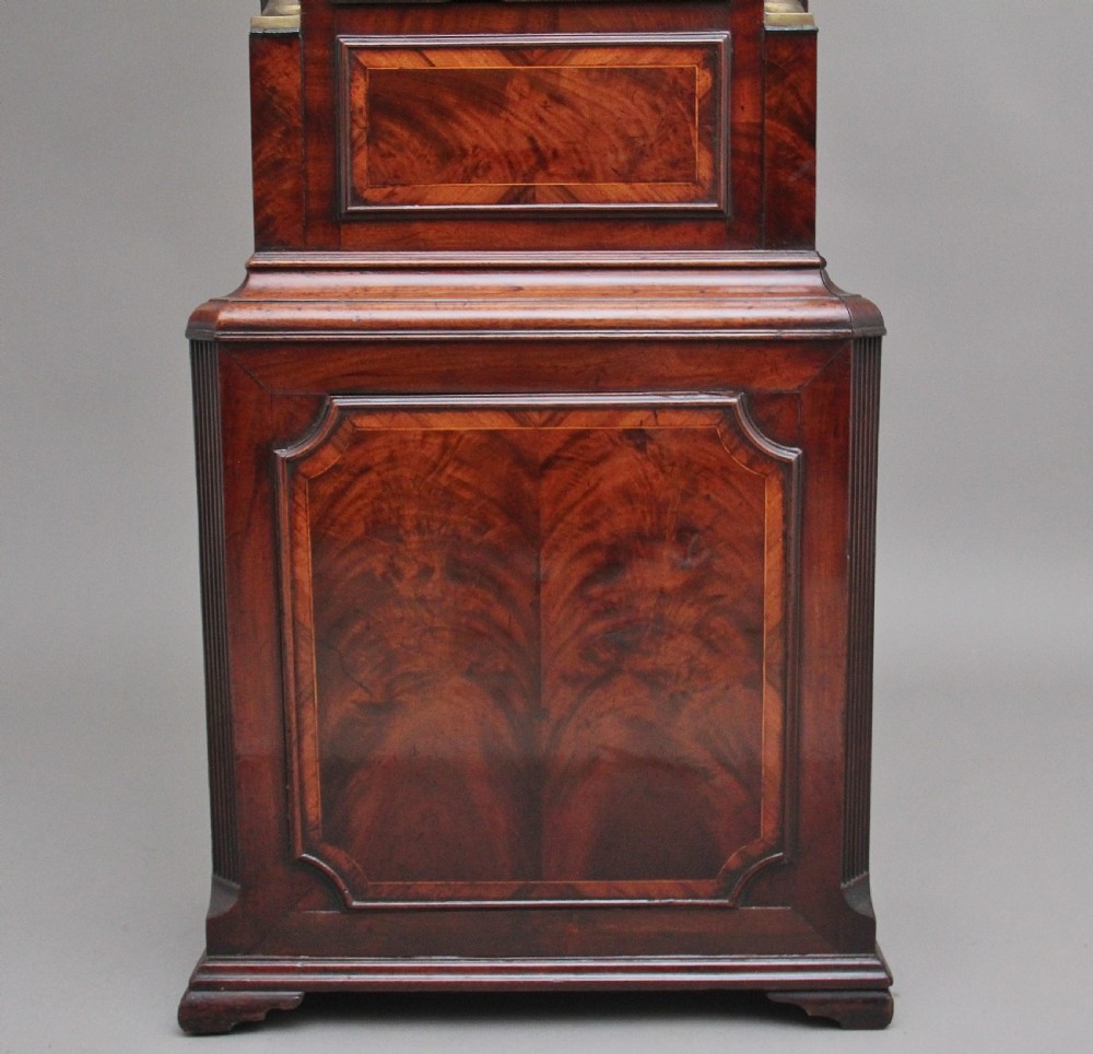 18th Century mahogany eight day long case clock by Henry Cross of Bristol View XIV