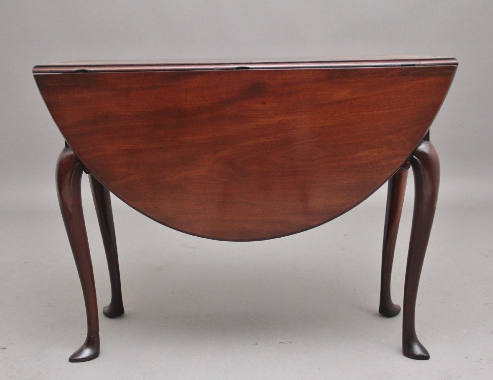 18th Century mahogany drop leaf table from the Georgian period  View II