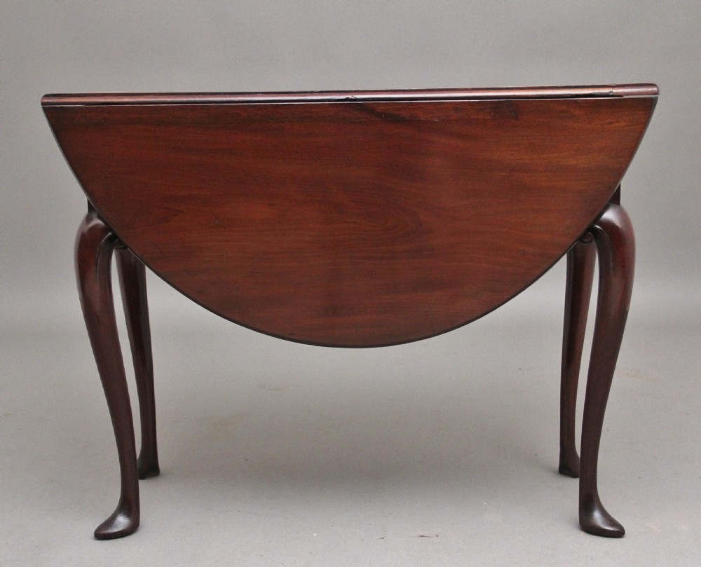 18th Century mahogany drop leaf table from the Georgian period  View V