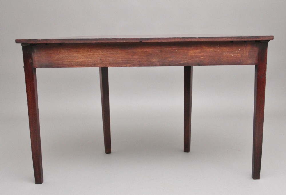 19th Century mahogany demi lune console table View III
