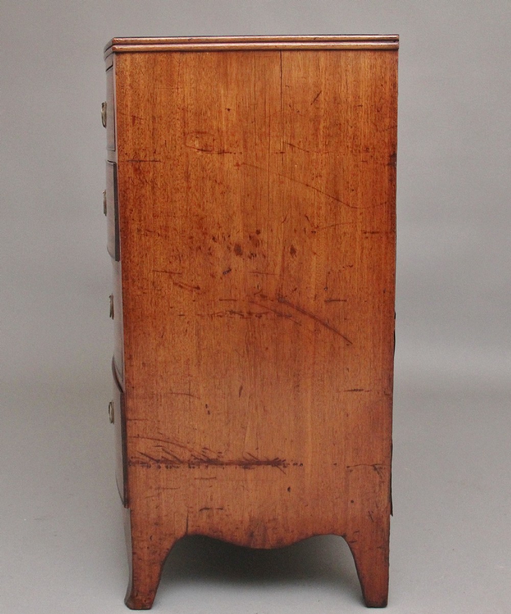 Early 19th Century mahogany bowfront chest View XI