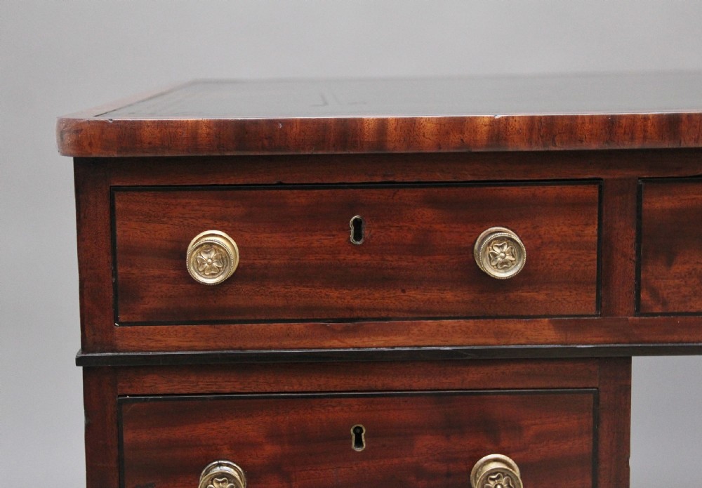 Early 19th Century antique mahogany partners desk View III