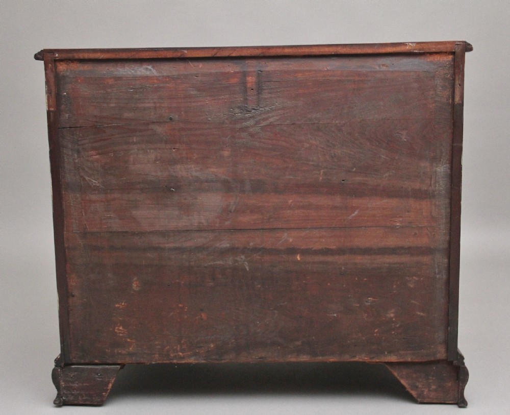 18th Century antique mahogany kneehole desk View X