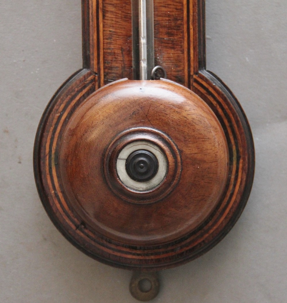 A fabulous quality early 19th Century mahogany stick barometer by Girolimo of London View VIII