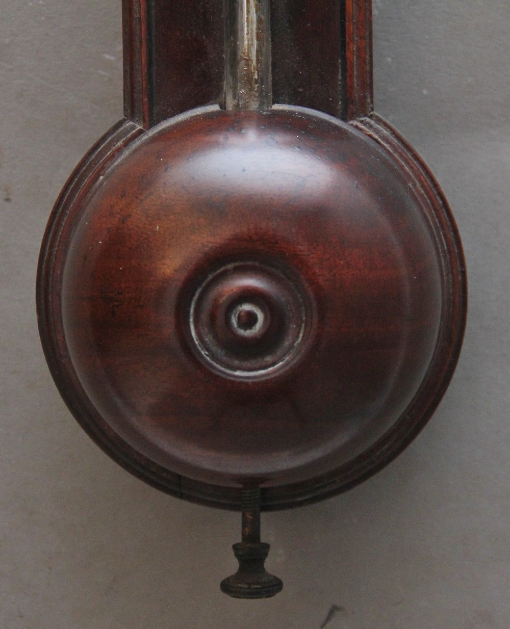 Early 19th Century mahogany stick barometer by Tagliaue & Torre of 294 Holborn, London View VI