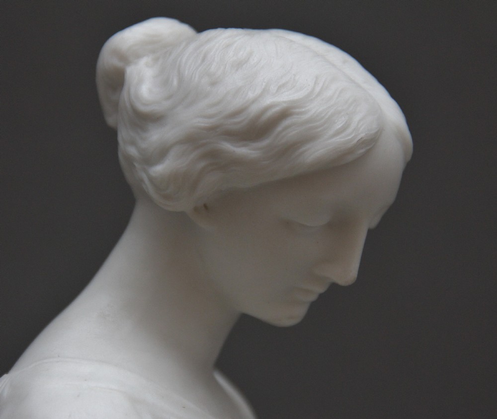 19th Century parian figure Il Penseroso View VII