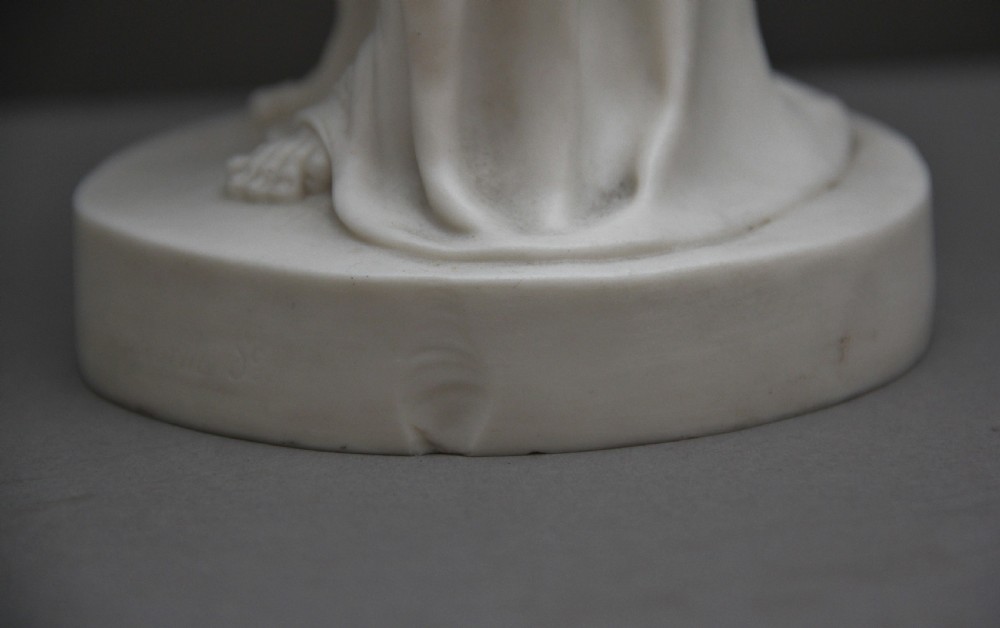 19th Century parian figure Il Penseroso View XI