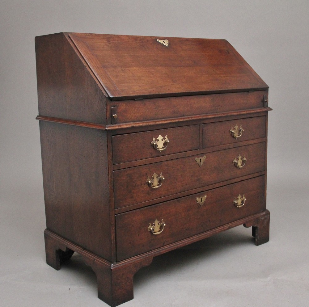 Early 20th Century oak bureau in the Georgian style