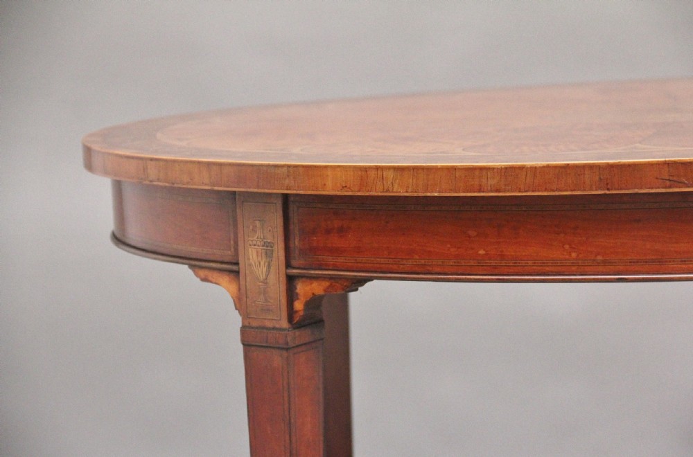 19th Century inlaid satinwood table View VII