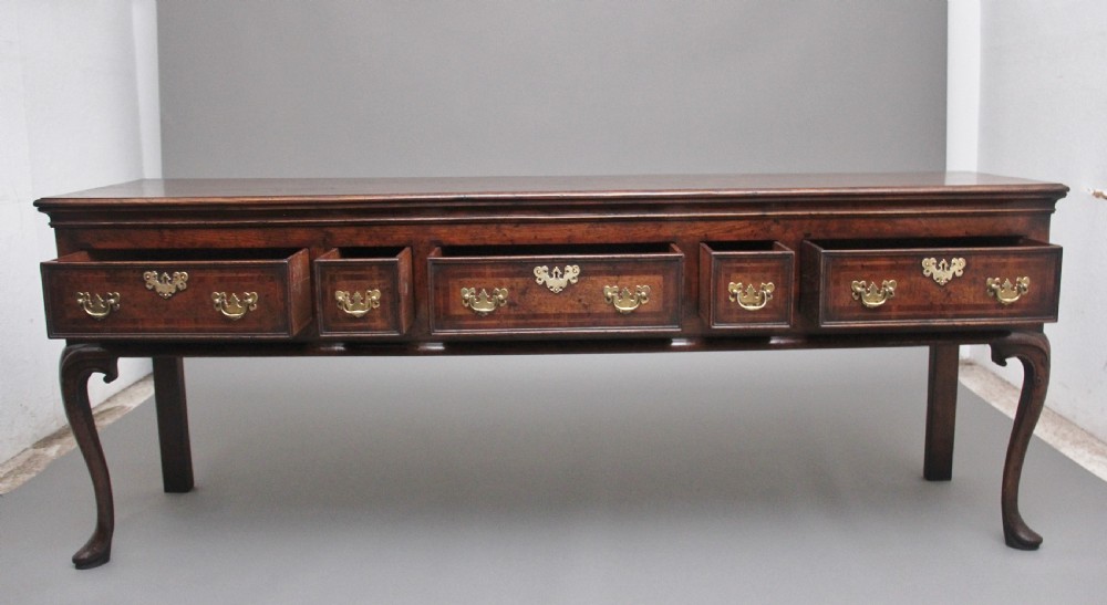 Early 19th Century oak dresser base View II