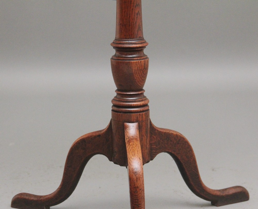 18th Century oak wine table from the Georgian period View VIII