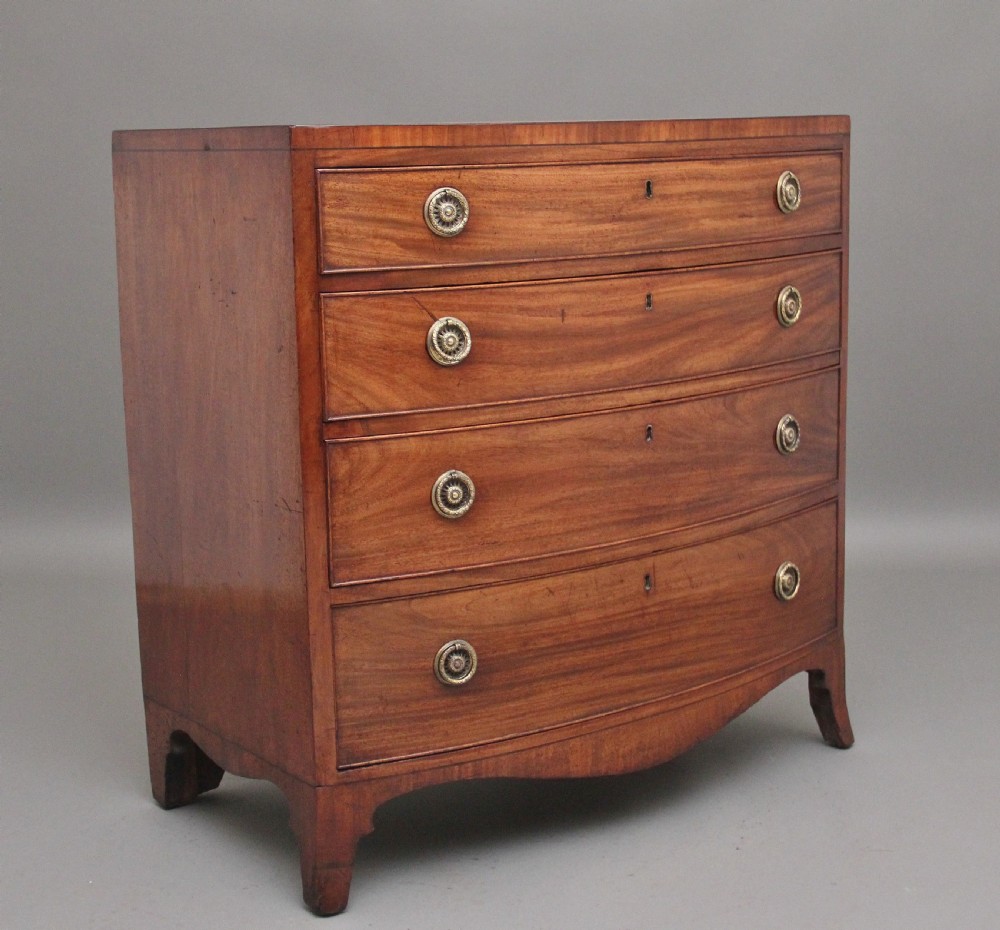 Early 19th Century bowfront chest View II