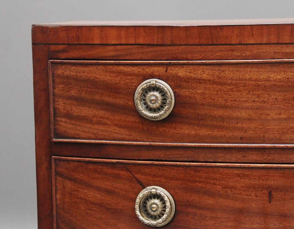 Early 19th Century bowfront chest View IV