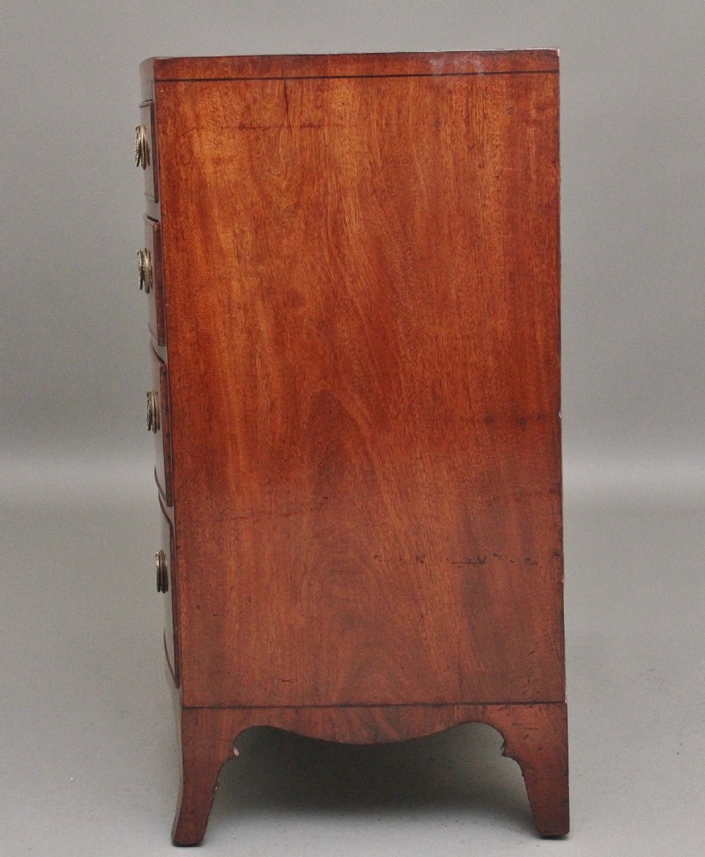 Early 19th Century bowfront chest View IX