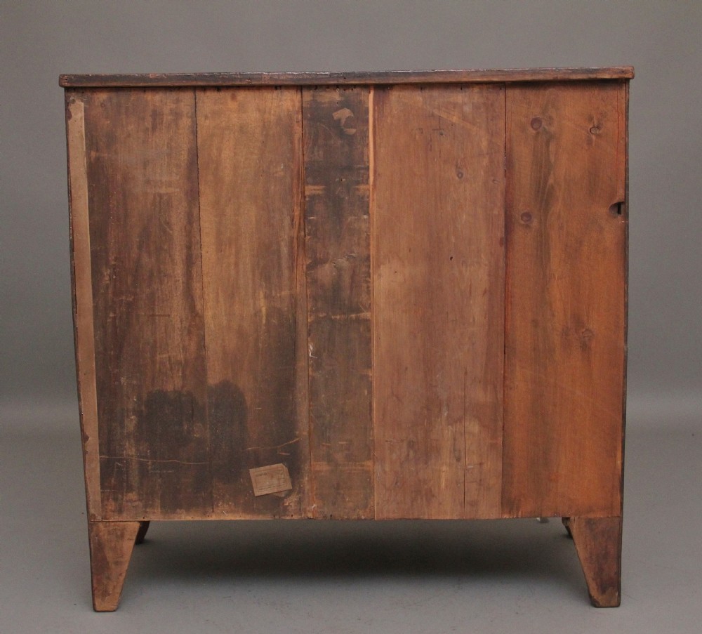 Early 19th Century mahogany bowfront chest of drawers View V
